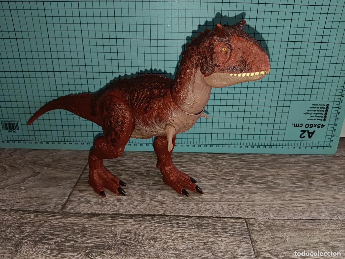 Figuras de acci&oacute;n: Dinosaurio Parque Jur&aacute;sico Jurassic Park Carnotauro Mand&iacute;bula feroz de Epic Attack de Jurassic World