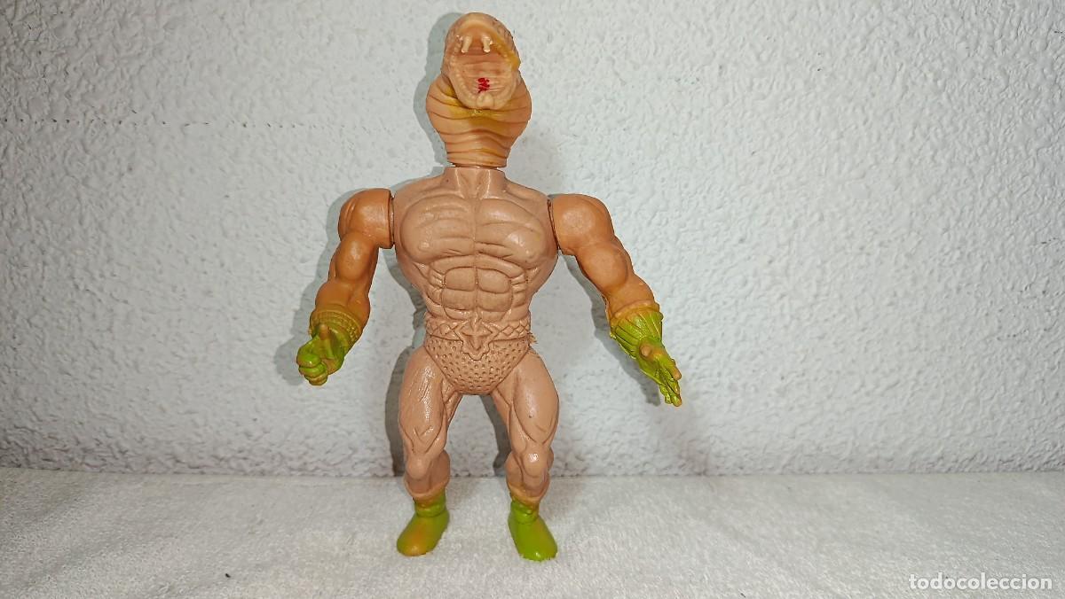 Figuras de acci&oacute;n: JUYBA DOMENE GUERREROS DEL ESPACIO MOTU MASTERS BOOTLEG : ANTIGUA FIGURA CABEZA DE SERPIENTE A&Ntilde;OS 80