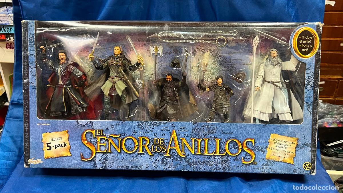 Figuras de acci&oacute;n: EL SE&Ntilde;OR DE LOS ANILLOS EL RETORNO DEL REY 5 FIGURAS
