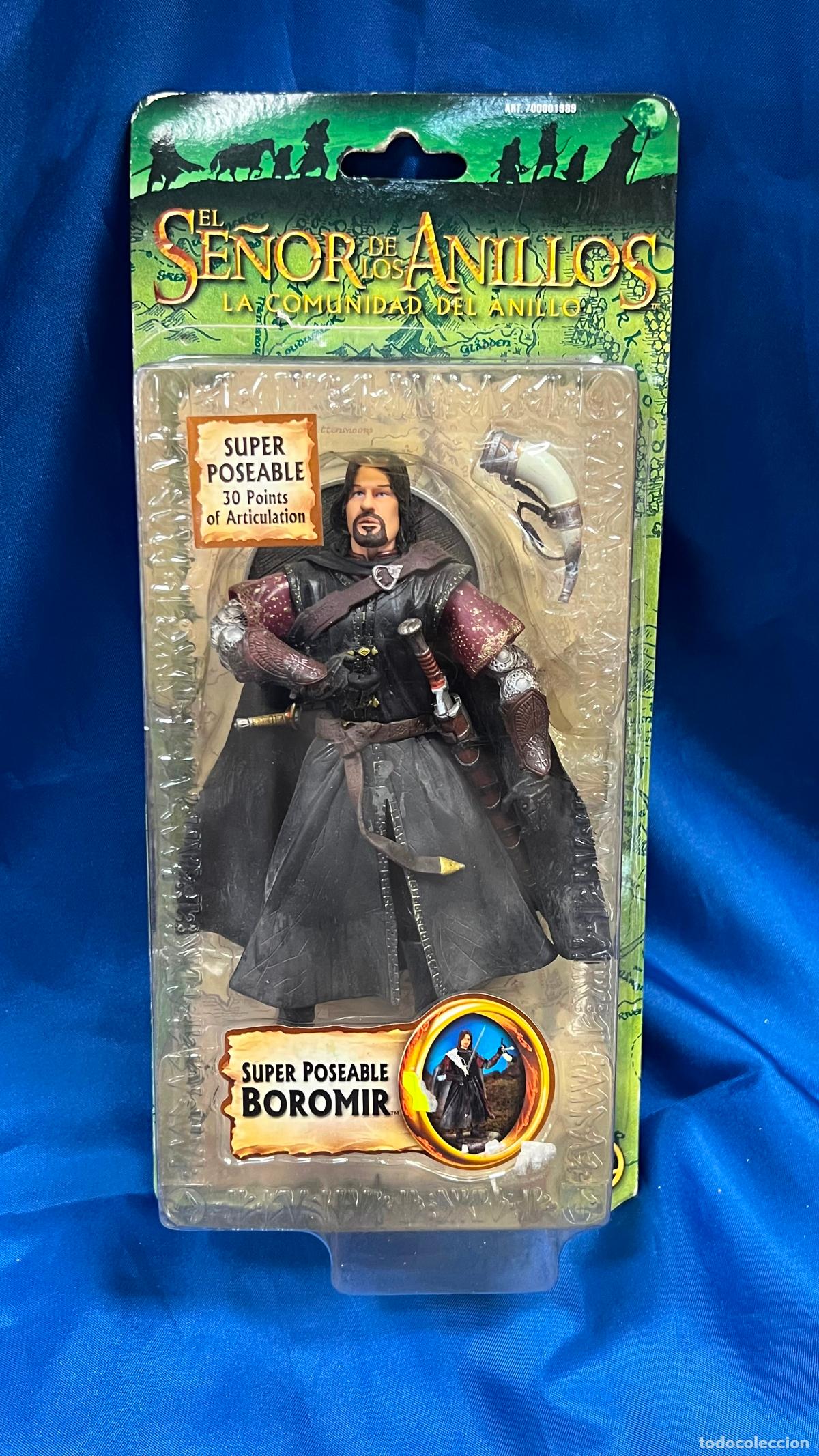 Figuras de acci&oacute;n: FIGURA ACCION EL SE&Ntilde;OR DE LOS ANILLOS BOROMIR NUEVA EN BLISTER