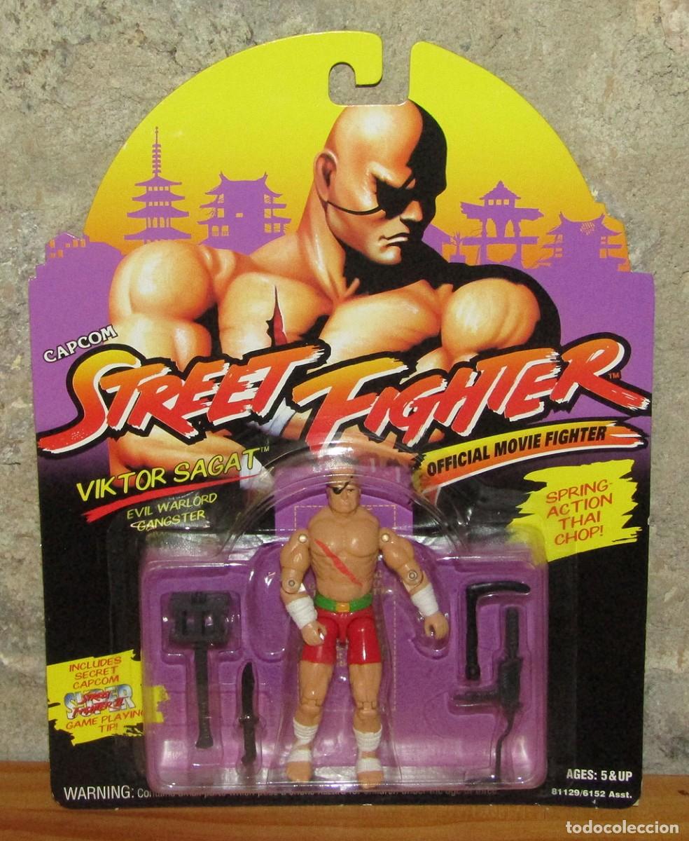 Figuras de acci&oacute;n: ANTIGUO BLISTER STREET FIGHTER: VIKTOR SAGAT - CAPCOM, MB Y HASBRO - 1993/1994 - NUEVO