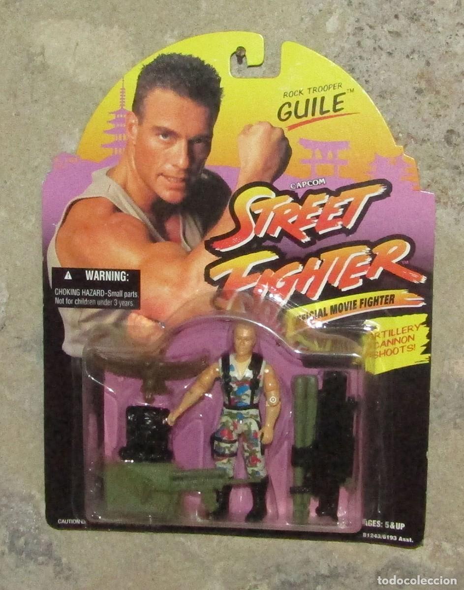 Figuras de acci&oacute;n: ANTIGUO BLISTER STREET FIGHTER: ROCK TROOPER GUILE - CAPCOM, MB Y HASBRO - 1994 - NUEVO