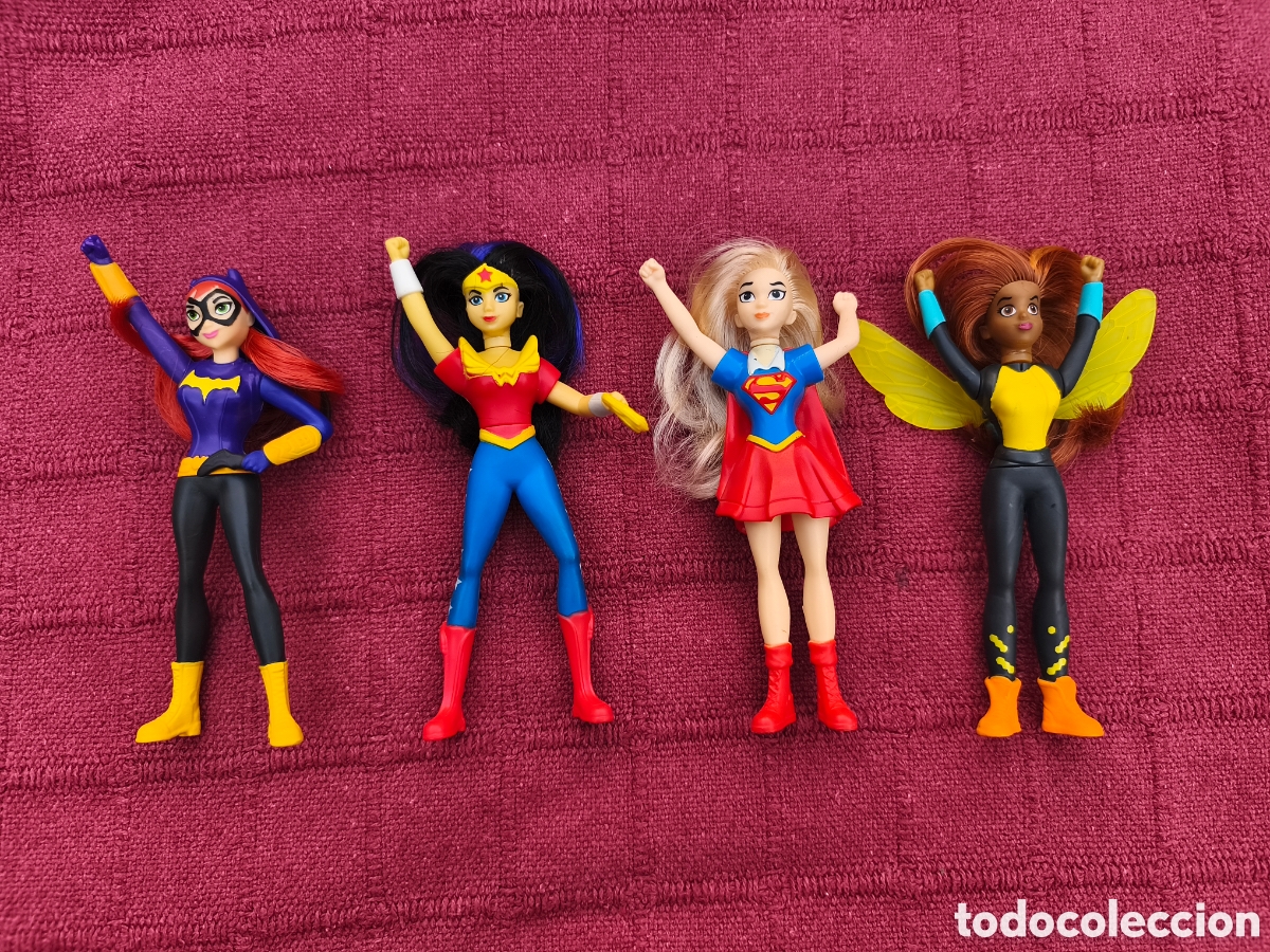 Figuras de acci&oacute;n: FIGURA WONDER WOMAN,SUPERGIRL,BATGIRL, BUMBLEBEE SUPER HERO MCDONALD'S FIGURAS SUPER GIRL,BAT GIRL