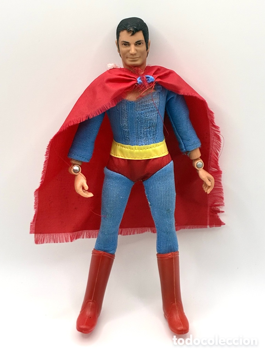 Figuras de acci&oacute;n: FIGURA ARTICULADA SUPERMAN FABRICADO POR MEGO SERIE SUPER HEROES TAMA&Ntilde;O MADELMAN