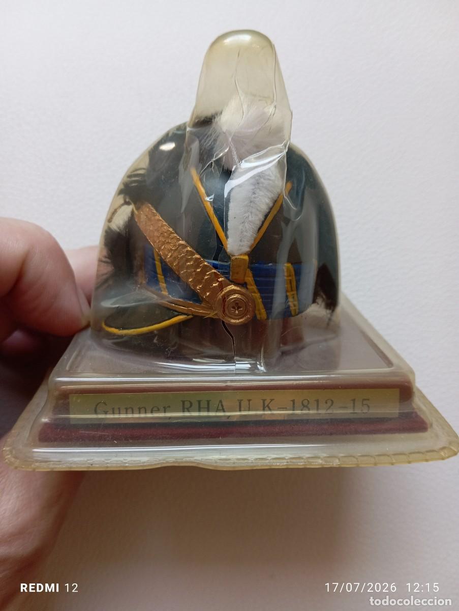 Figuras de acci&oacute;n: Casco escala 1/6 artillero brit&aacute;nico 1812-1815