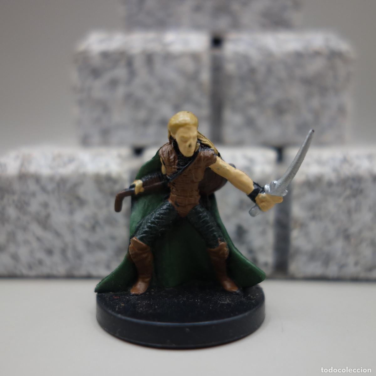 Figuras de acci&oacute;n: FIGURA TIPO HEROCLIX CG 6 DEVIS, HALF-ELF BARD 2003 WIZARDS - Foto 1