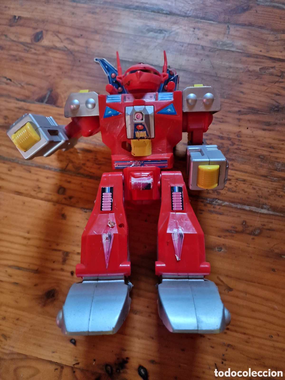 Figuras de acci&oacute;n: Viejo juguete robot a pilas o similar ,goldlok toys