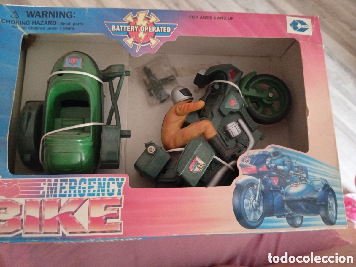 Figuras de acci&oacute;n: Juguete moto y sidecar polic&iacute;a militar nuevo