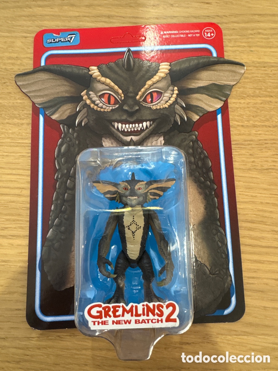 Figuras de acci&oacute;n: Figura Gremlins Mohawk Character Card Reaction Super 7