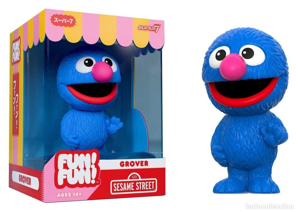Figuras de acci&oacute;n: Grover - Sesame Street - Fun!Fun! - Super 7