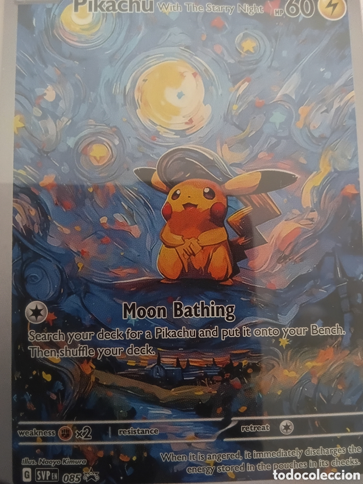 Figuras de acci&oacute;n: Pok&eacute;mon Card - Pikachu with the Starry Night SVP EN 085 - Promo Mint