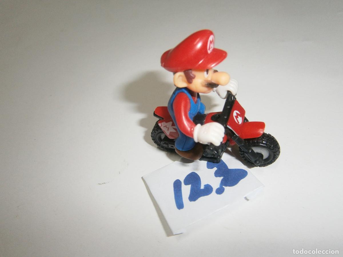 Figuras de acci&oacute;n: FIGURA DE DIBUJOS ANIMADOS - SUPER MARIO MONTANDO EN MOTO