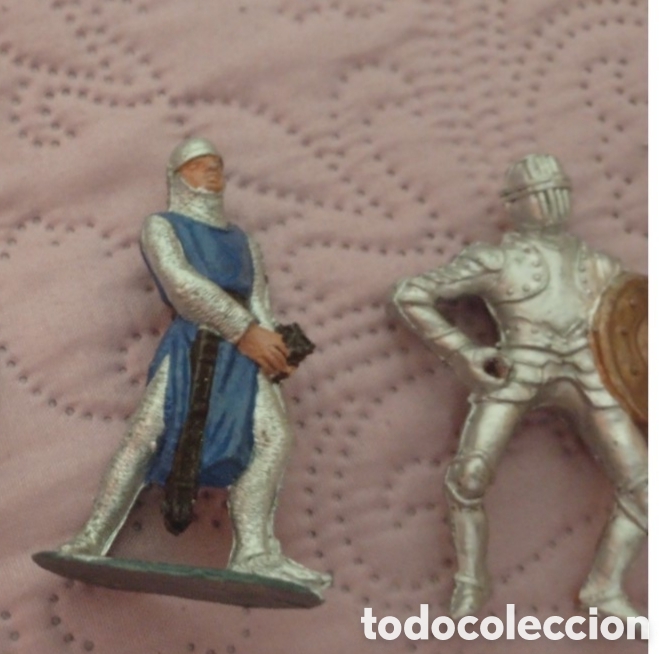 Figuras de acci&oacute;n: Lote caballeros medievales jecsam vintage serie cruzados pr&iacute;ncipe valiente guerreros soldados