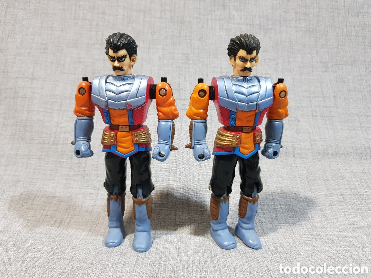 Figuras de acci&oacute;n: DRAGON QUEST, LAS AVENTURAS DE FLY. BARAN. TAKARA 1991 (2 UNIDADES)