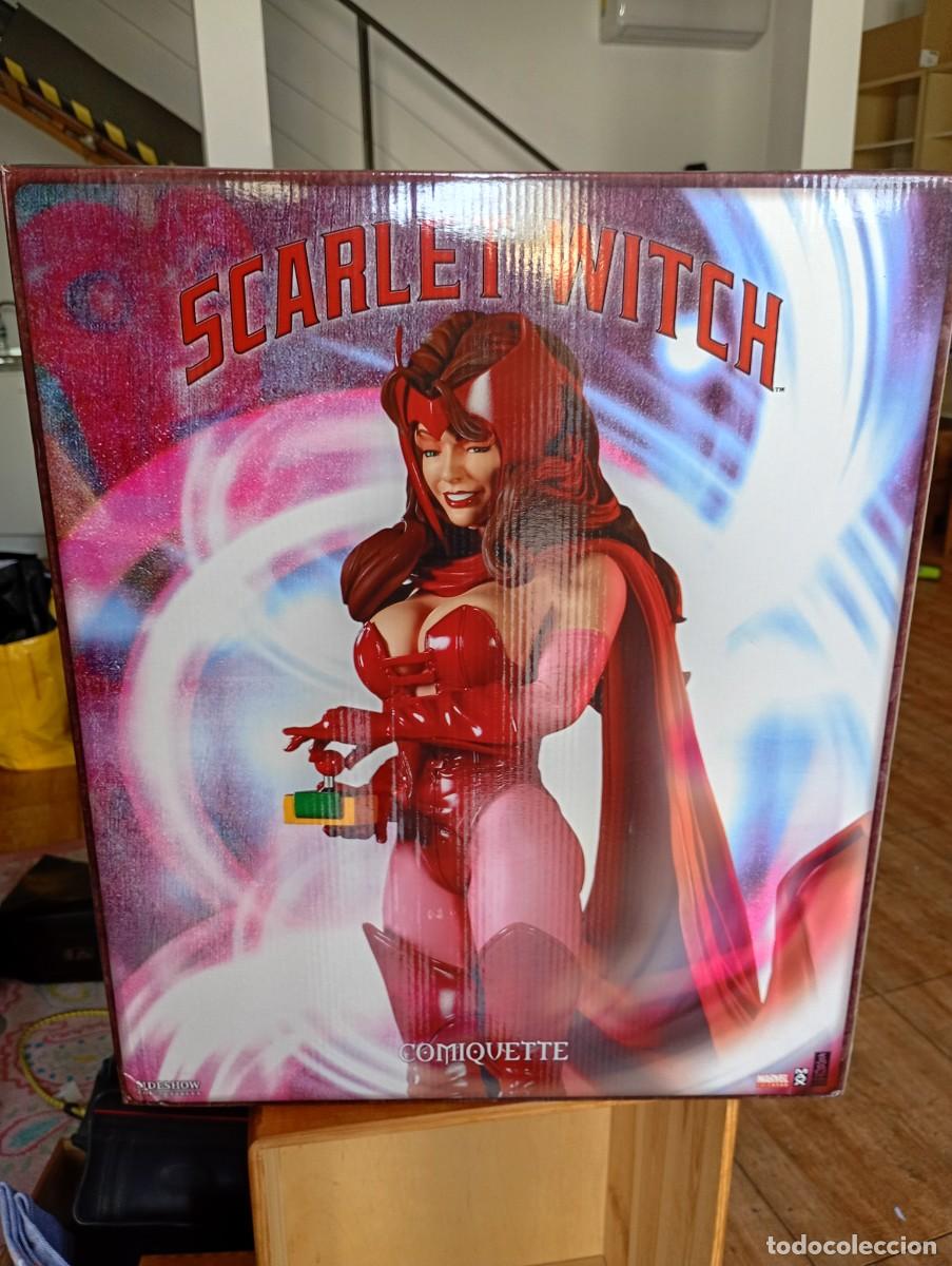 Figuras de acci&oacute;n: SCARLET WITCH COMIQUETTE SIDESHOW MARVEL 627/1750 NUEVA SIN ABRIR