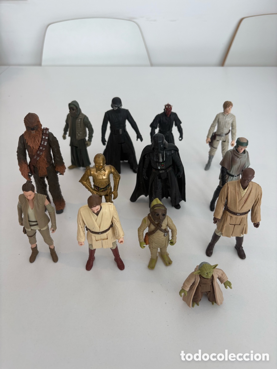 Figuras de acci&oacute;n: Lote 13 figuras Star Wars &bull; Hasbro Miniaturas