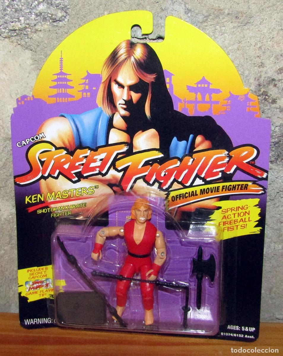 Figuras de acci&oacute;n: ANTIGUO BLISTER STREET FIGHTER: KEN MASTERS - CAPCOM, MB Y HASBRO - 1993 - NUEVO