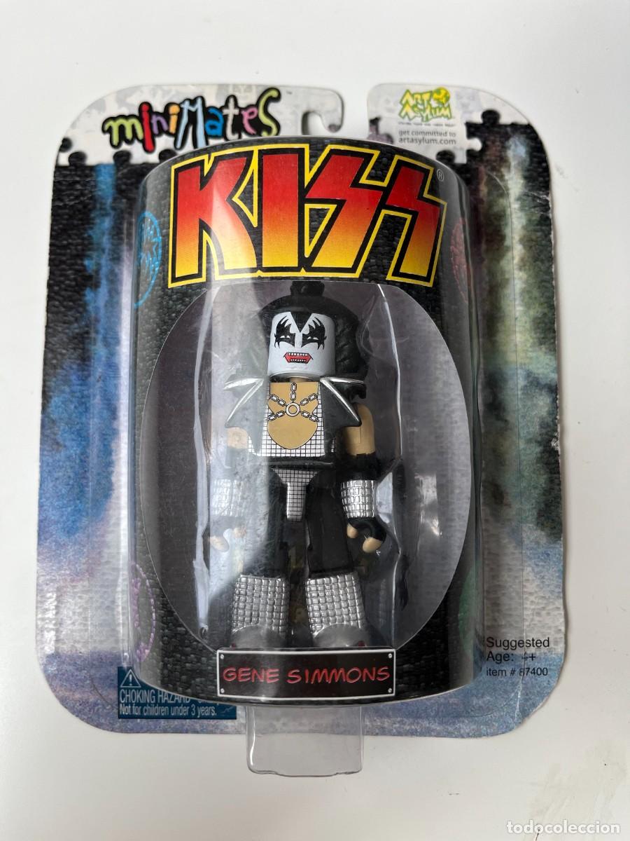 Figuras de acci&oacute;n: Figura KISS Gene Simmons Minimates Art Asylum 2002 Nuevo