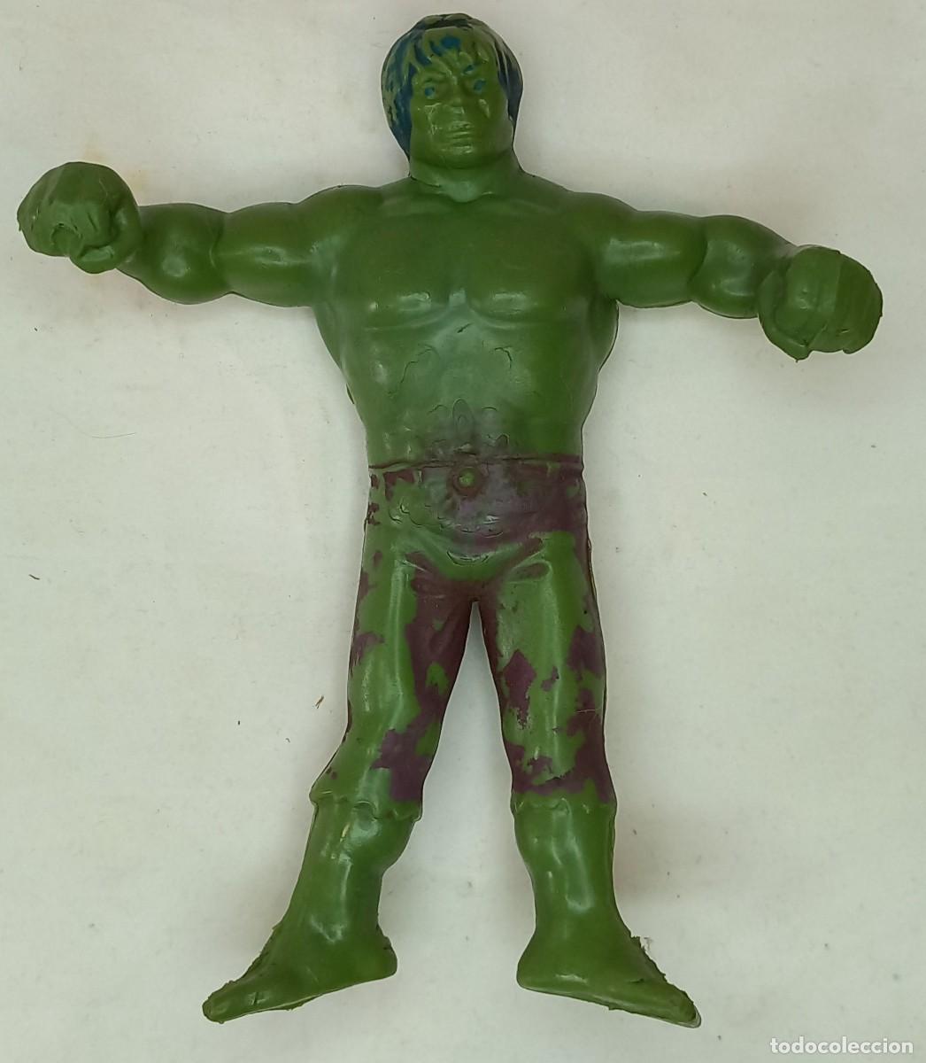 Figuras de acci&oacute;n: FIGURA DE ACCION FLEXIBLE DEL PERSONAJE HULK DE MARVEL - A&Ntilde;O 1980