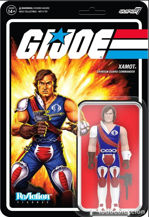 Figuras de acci&oacute;n: SUPER7 Super 7 Figura de reacci&oacute;n G.I. Joe Xamot de 9,5 cm