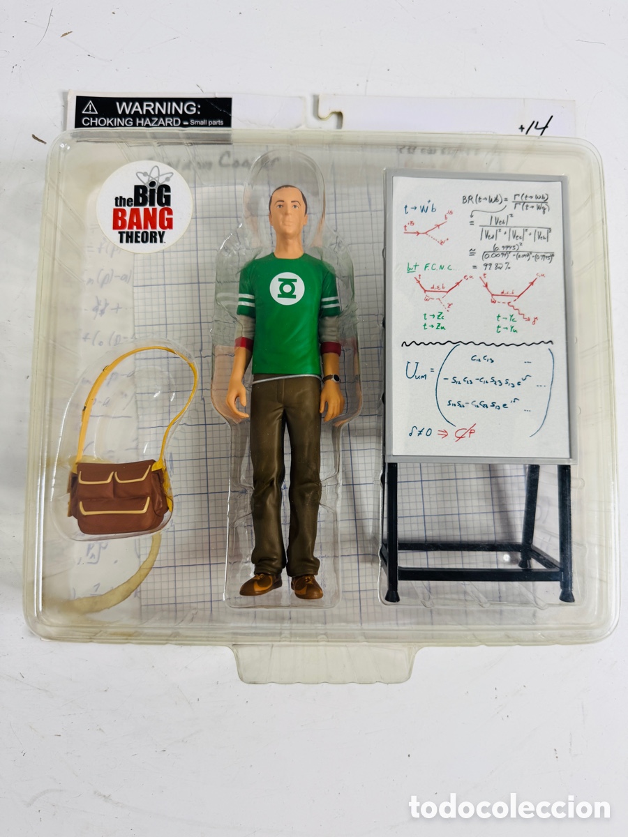 Figuras de acci&oacute;n: Sheldon Cooper de la marca SD Toys, inspirada en la serie The Big Bang Theory