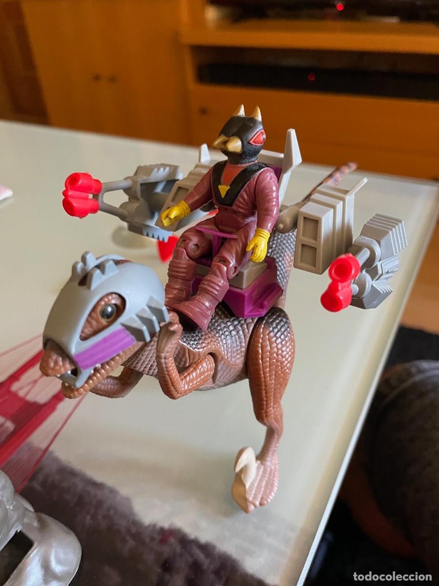 Figuras de acci&oacute;n: Compartir Dino-Riders - Deinonychus con Antor TYCO 1989 con c&oacute;mic