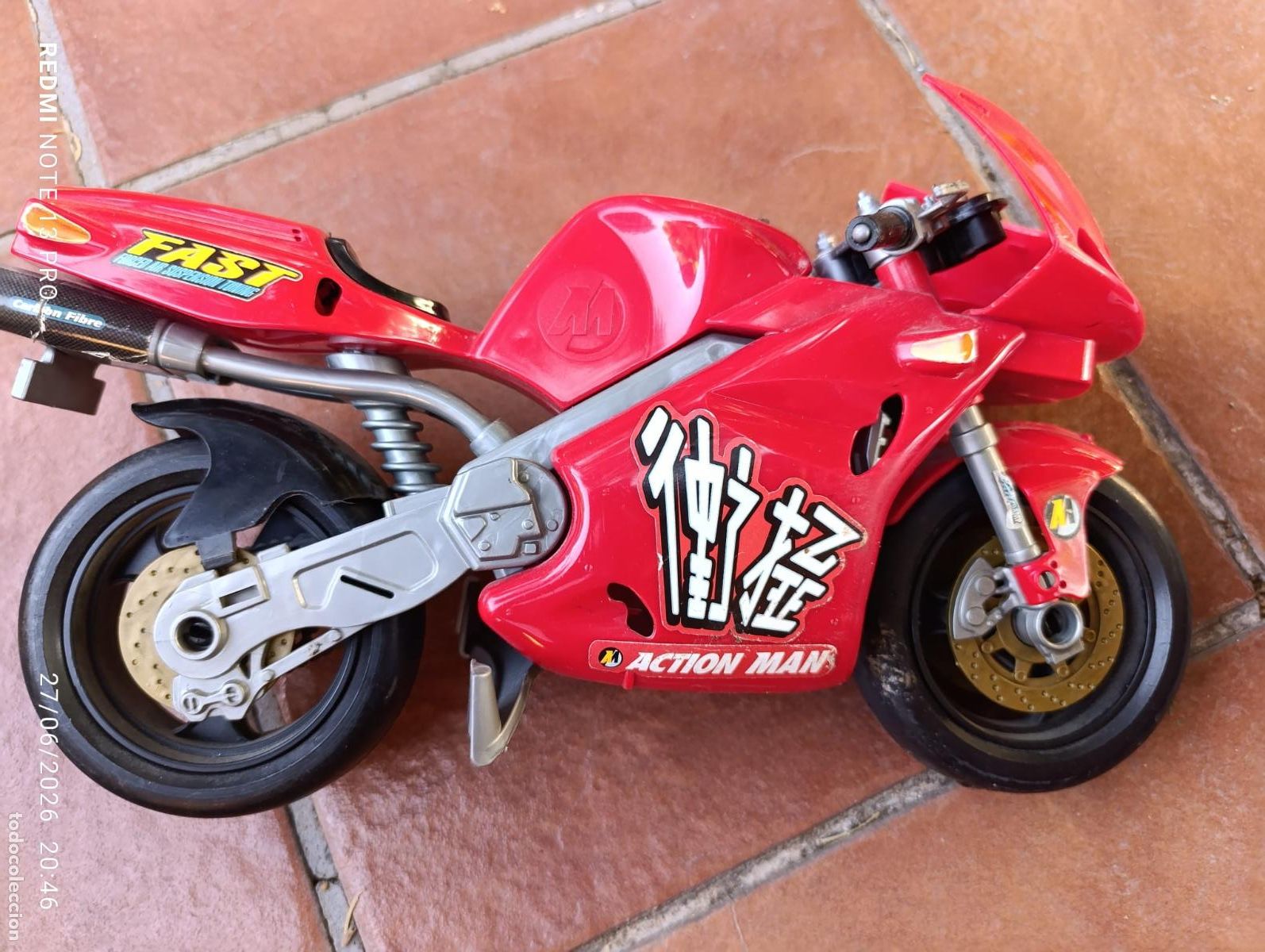 Figuras de acci&oacute;n: ACTION MAN, MOTO,CARRERAS.