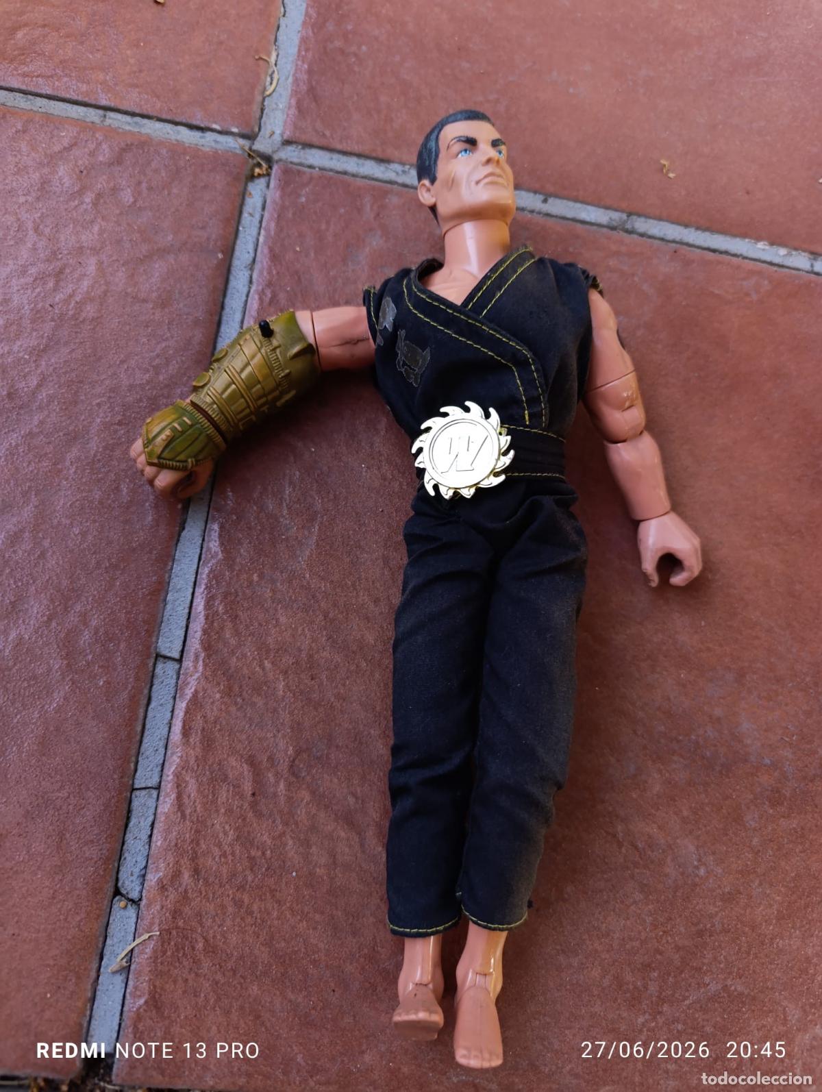 Figuras de acci&oacute;n: ACTION MAN ARM NINJA MU&Ntilde;ECA GIRATORIA.HASBRO.