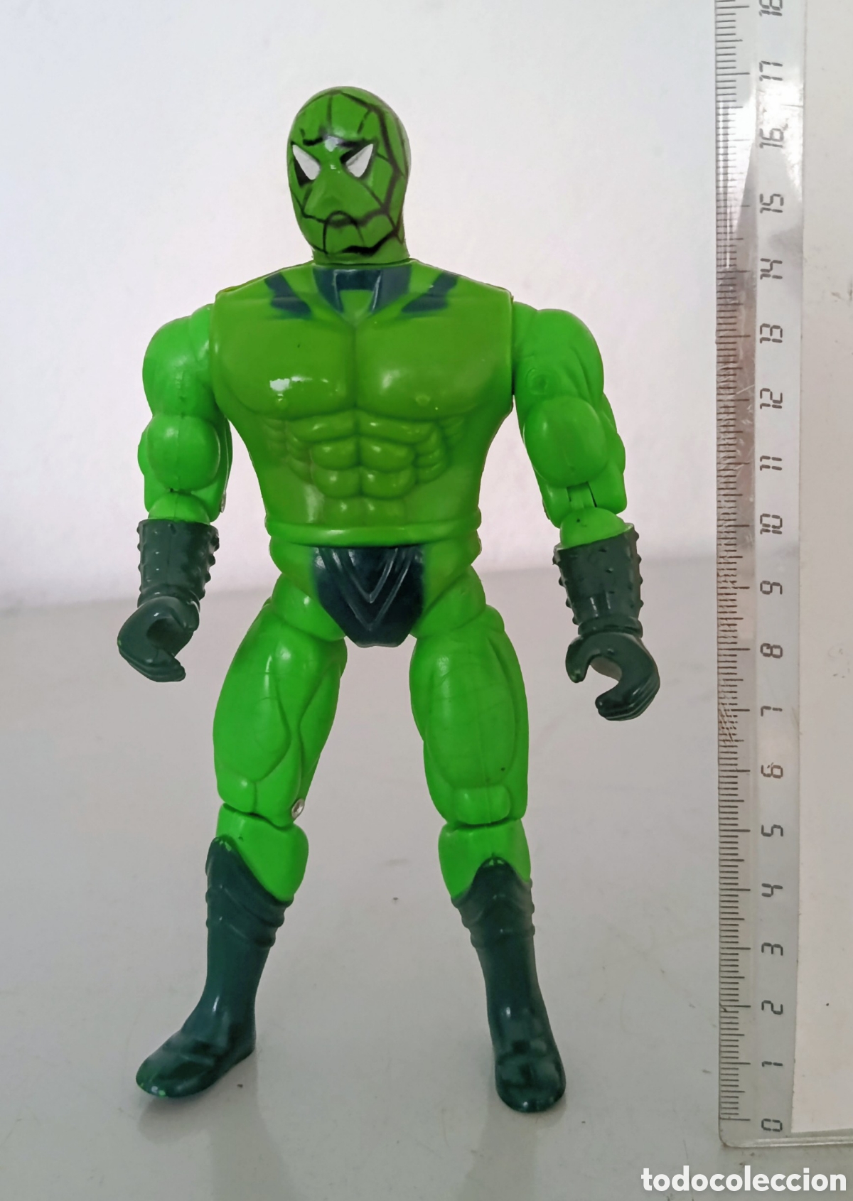 Figuras de acci&oacute;n: Spiderman verde bootleg invisible warriors ninja figura acci&oacute;n mu&ntilde;eco