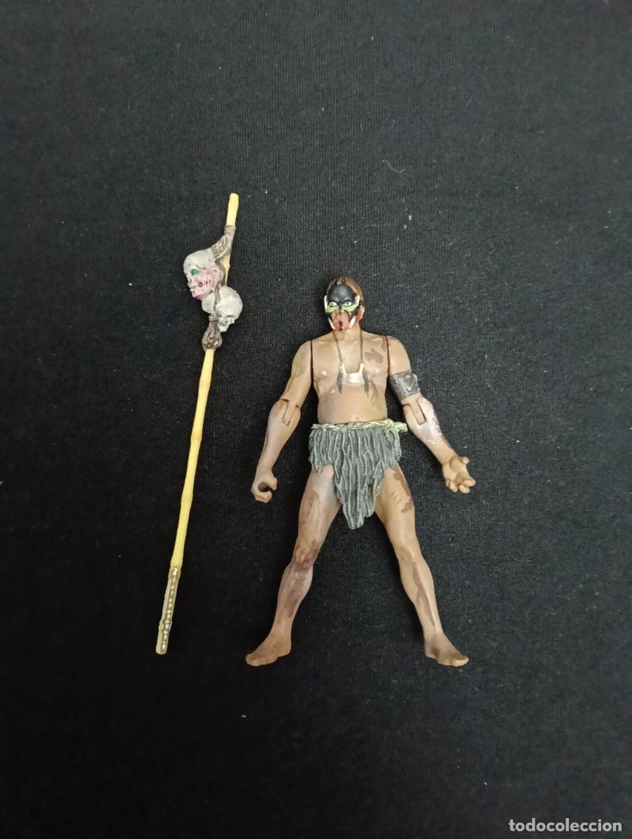 Figuras de acci&oacute;n: Figura Cannibal chief con lanza zizzle piratas del caribe