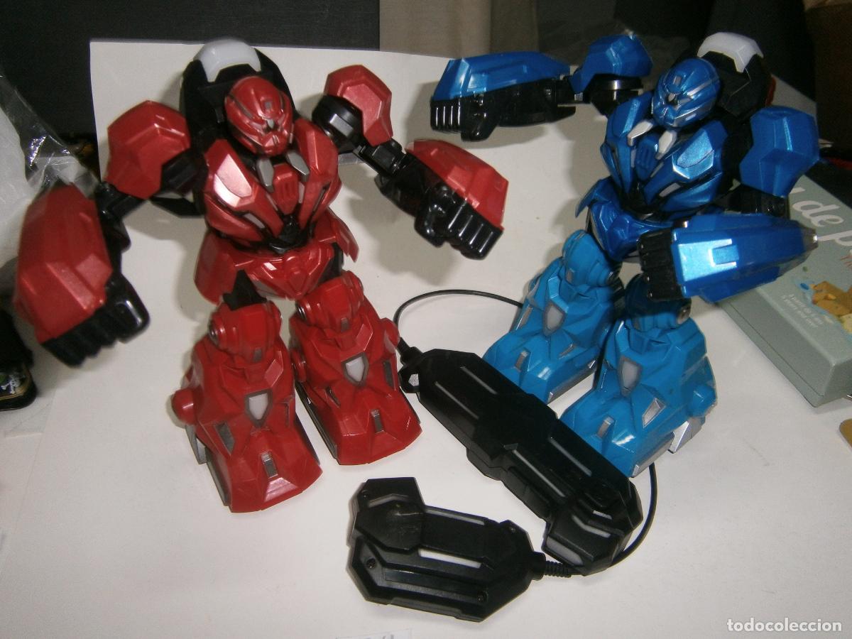 Figuras de acci&oacute;n: LOTE DE ROBOFIGHTER GAME (ROBOTS DE COMBATE CON UN MANDO