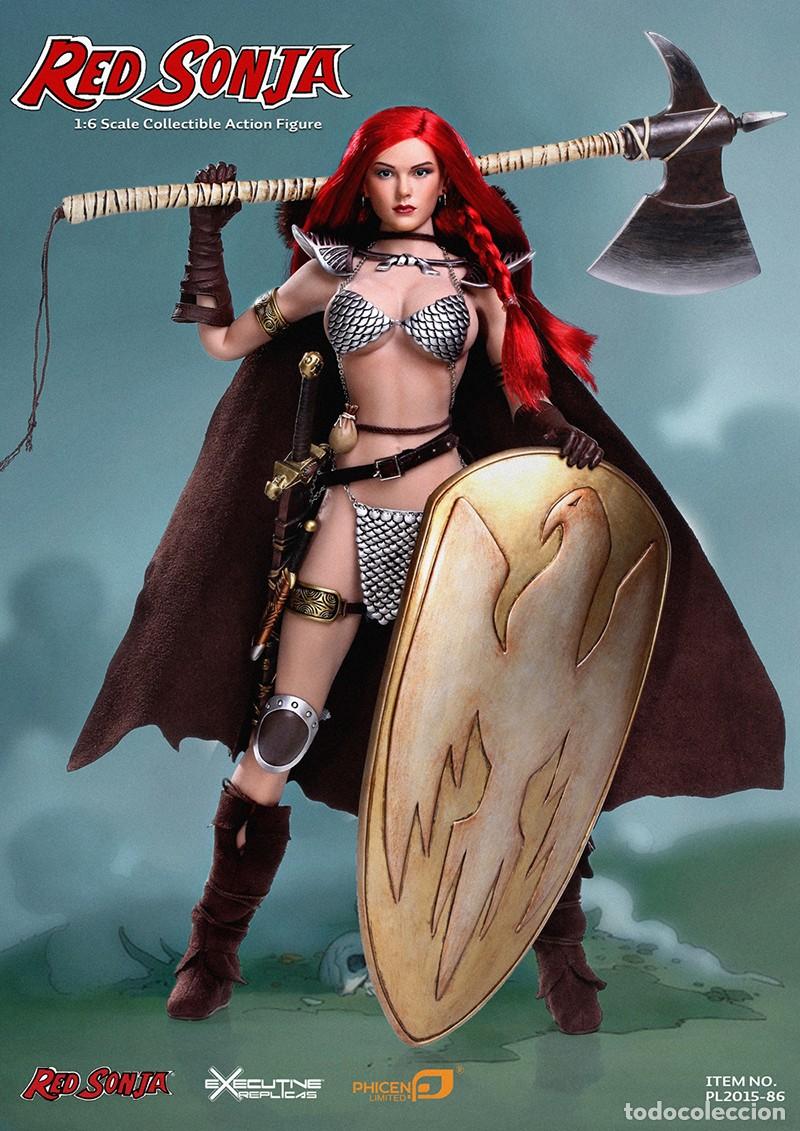 Figuras de acci&oacute;n: Figura de acci&oacute;n Red Sonja de Phicen. Ahora TBLeague.
