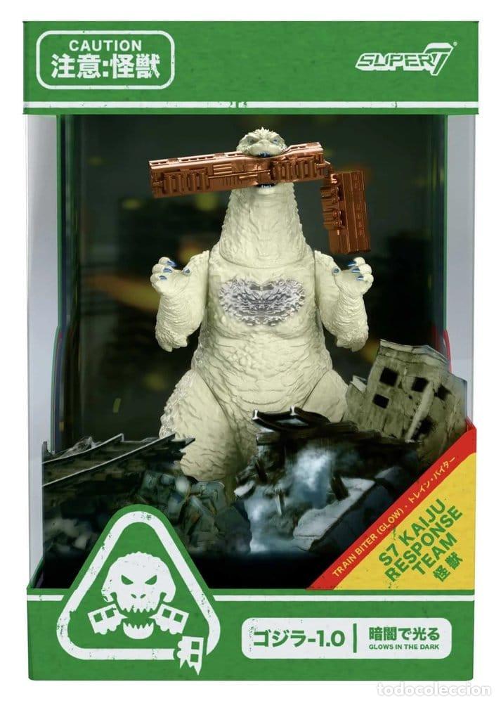 Figuras de acci&oacute;n: Godzilla Toho Figura ReAction Minus One (Train Biter - Glow) - Godzilla - ReAction figure - Super 7