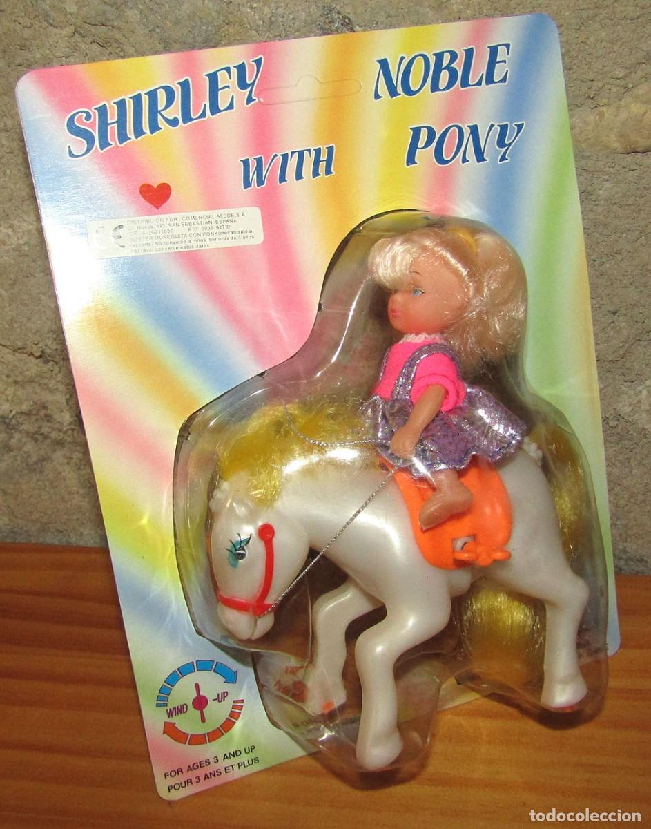 Figuras de acci&oacute;n: ANTIGUO BLISTER BOOTLEG MI PEQUE&Ntilde;O PONY: SHIRLEY NOBLE WITH PONY - NUEVO, NUNCA ABIERTO