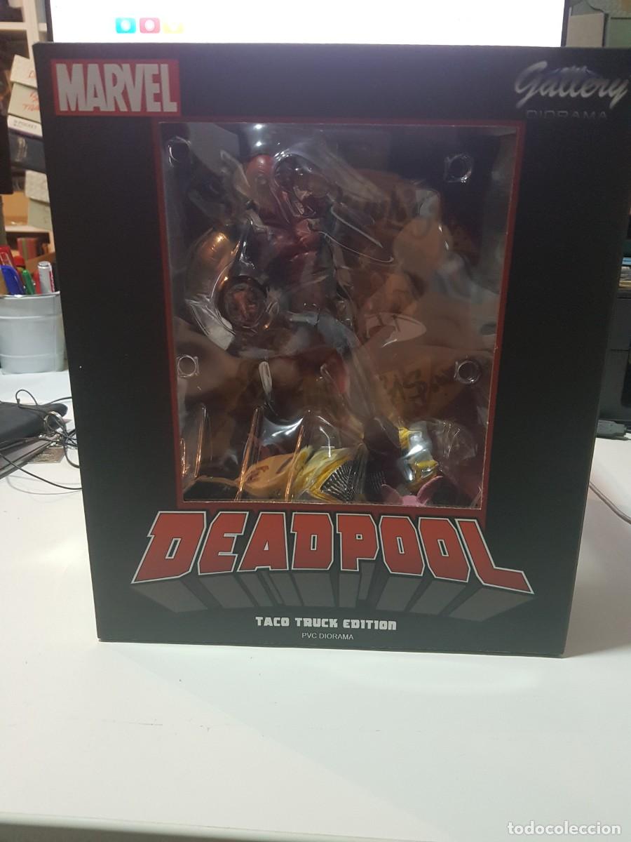 Figuras de acci&oacute;n: Figura de accion Deadpool Taco truck edition PVC diorama MARVEL nueva a estrenar