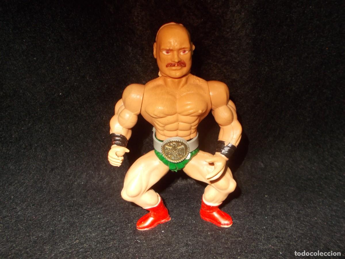 Figuras de acci&oacute;n: Mu&ntilde;eco Figura PRESING CATCH WWF Lucha Libre WRESTLERS CHAMPIONS Bootleg