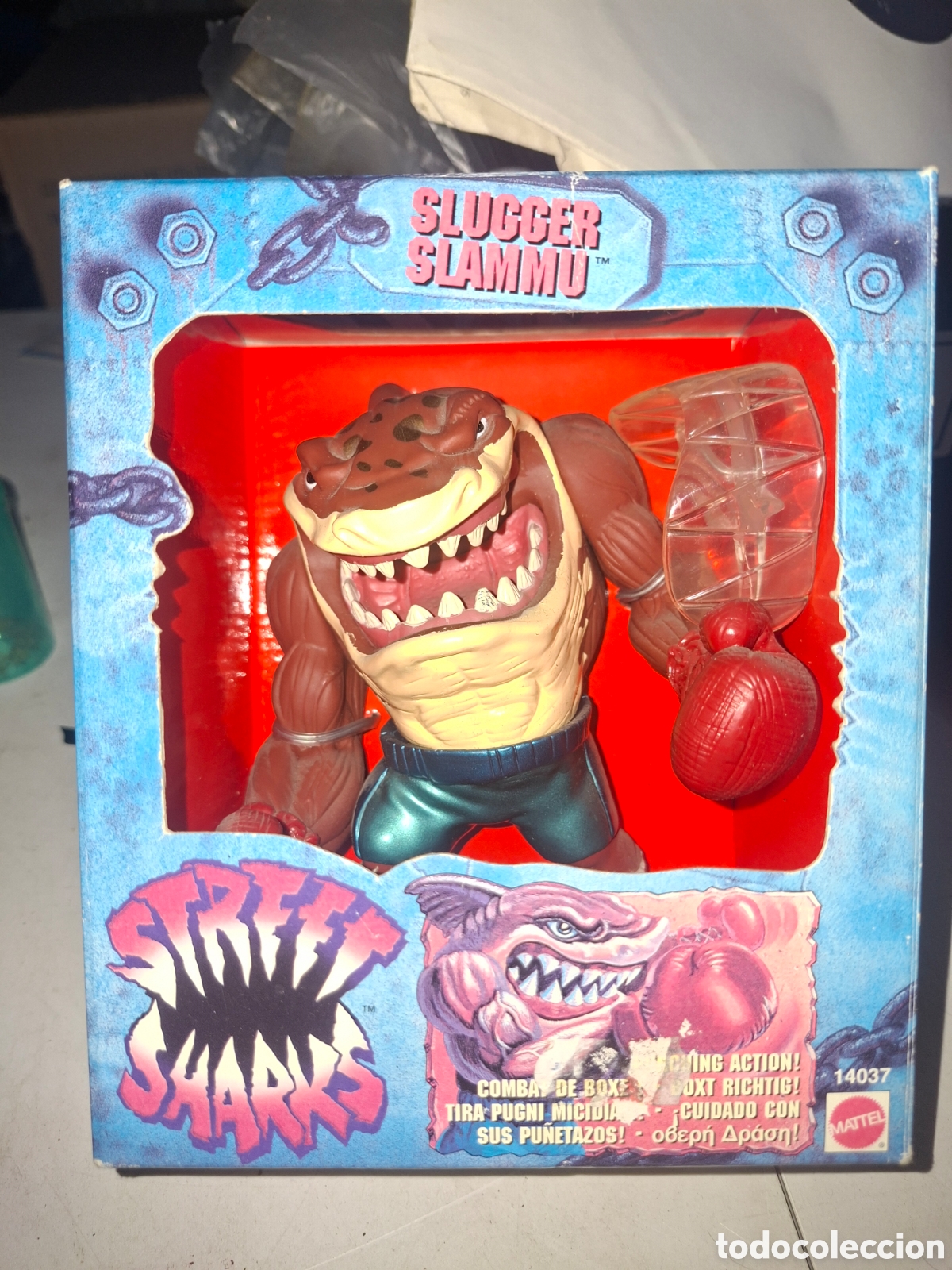 Figuras de acci&oacute;n: Slugger slammu. Street sharks 1995