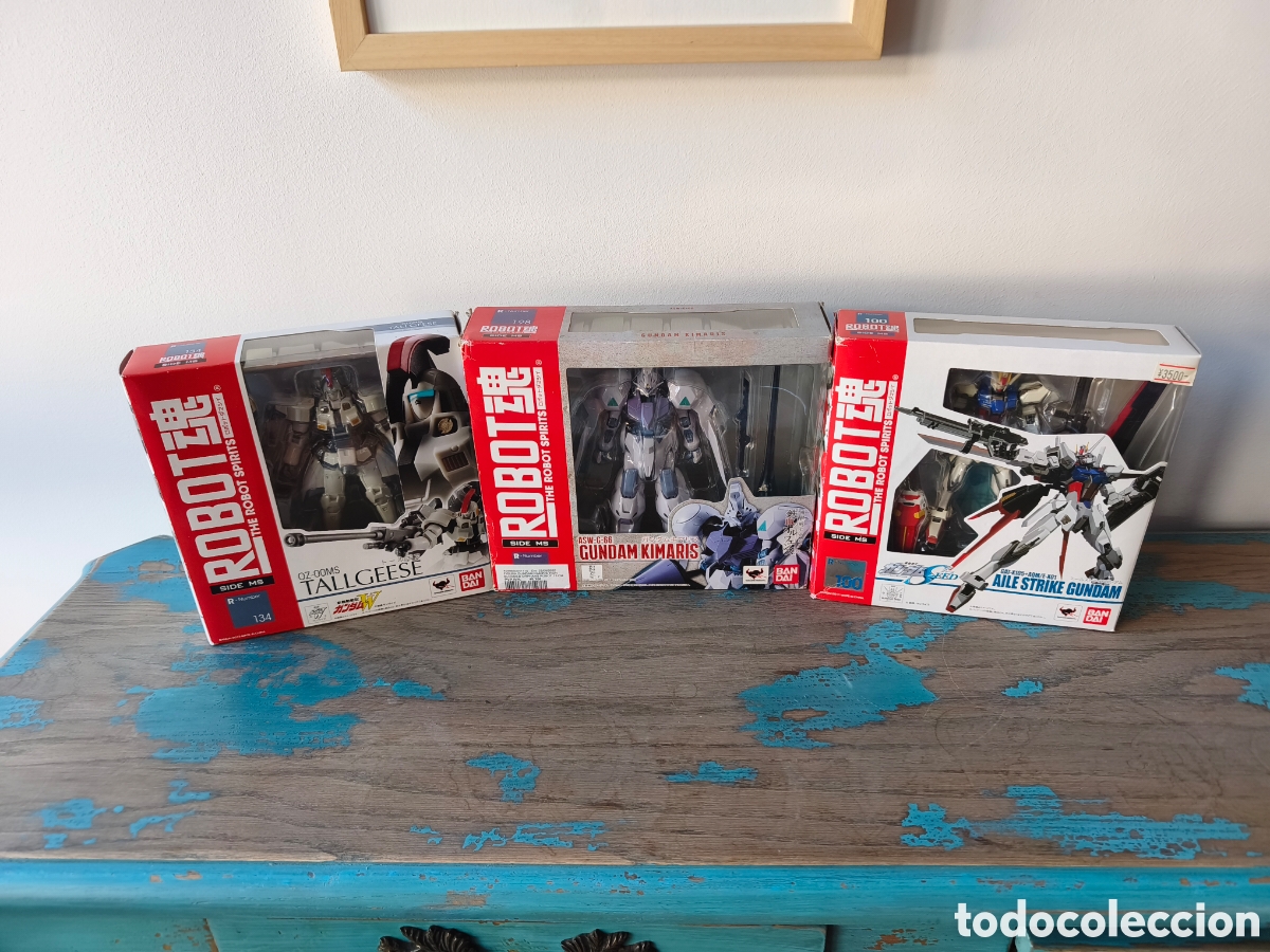 Figuras de acci&oacute;n: 3 Robots de Bandai.Coleccion Robot of Spirits de Bandai
