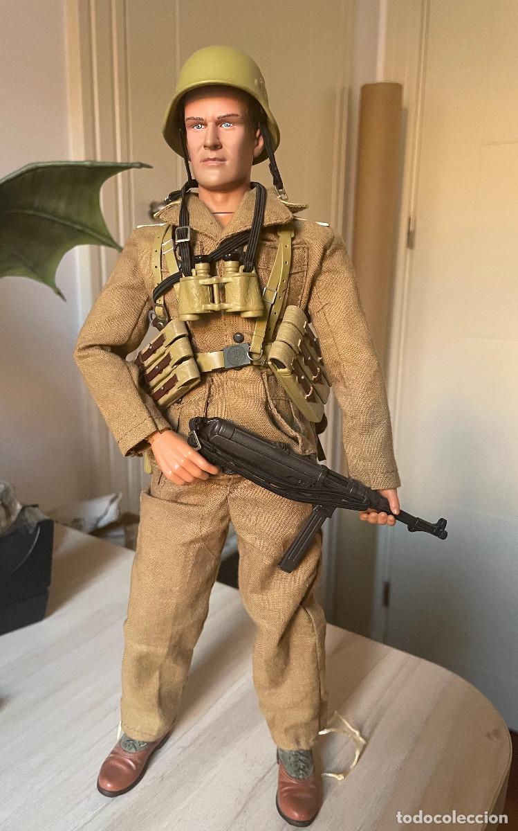 Figuras de acci&oacute;n: Custom Soldado Aleman de la IIGM del Afrika Korps. Escala 1/6, tipo Dragon.