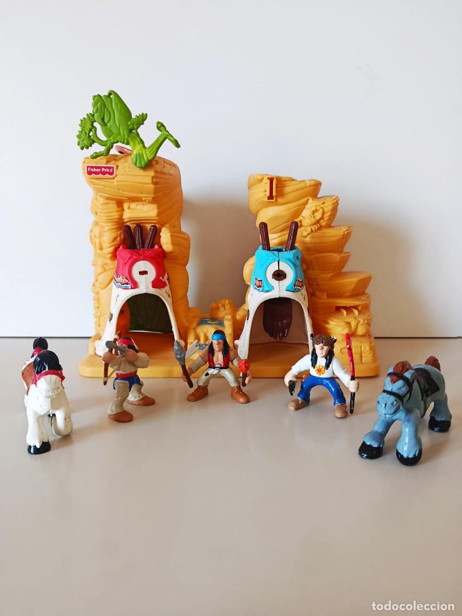 Figuras de acci&oacute;n: Fisher Price Great Adventures Indian Village non Completo