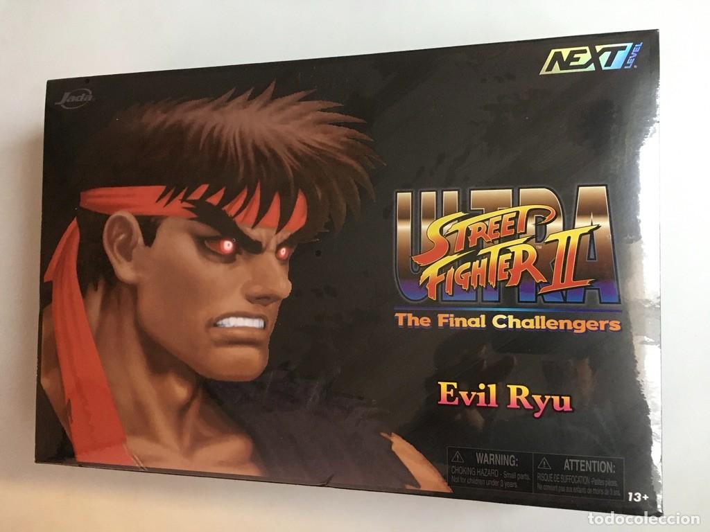 Figuras de acci&oacute;n: Jada Toys Evil Ryu figura Street Fighter II SDCC 2023 Exclusive Deluxe 1/12
