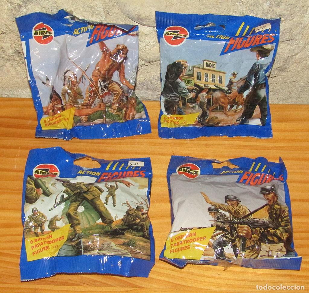 Figuras de acci&oacute;n: LOTE DE 4 BOLSAS FIGURAS DE ACTION DE AIRFIX - ACTION FIGURES - NUEVAS Y COMPLETAS