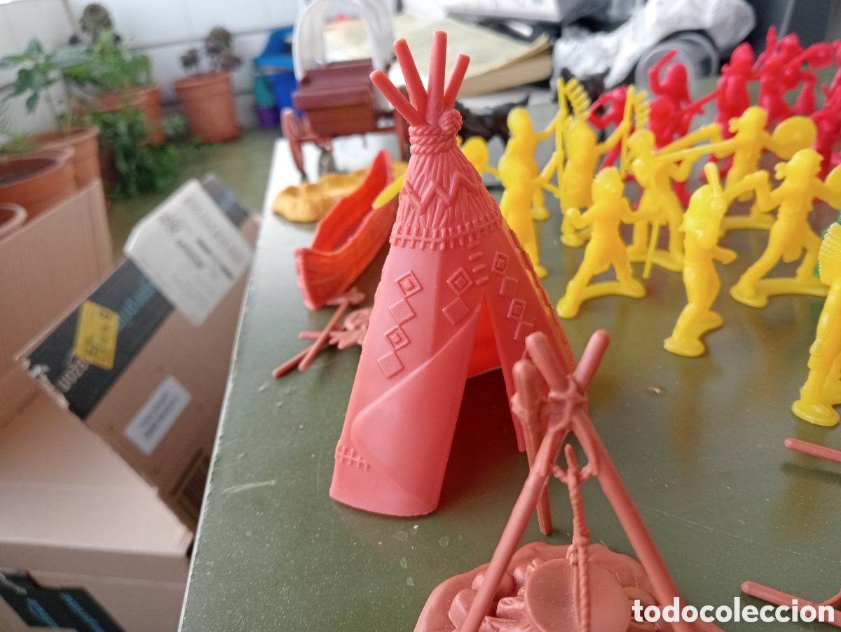 Figuras de acci&oacute;n: Figuras de indios y vaqueros - Foto 4