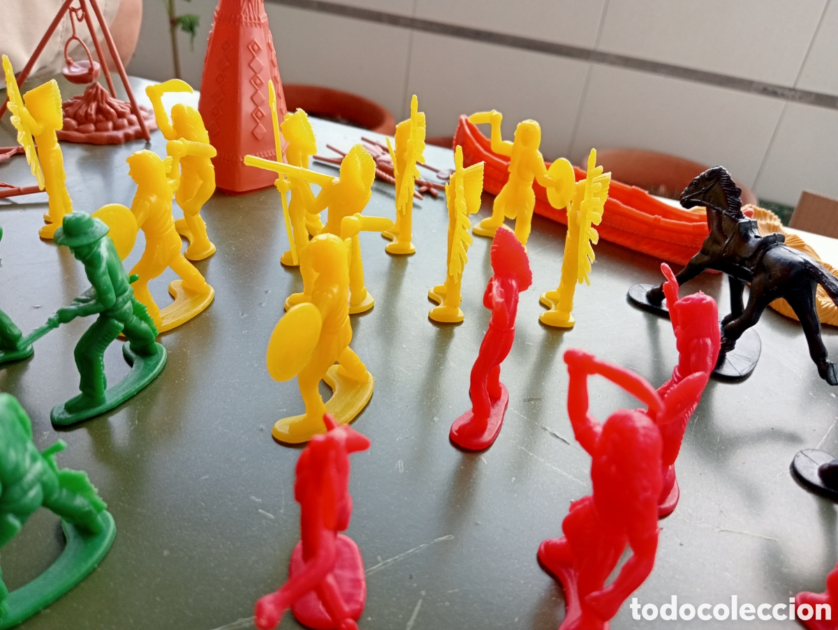 Figuras de acci&oacute;n: Figuras de indios y vaqueros - Foto 11