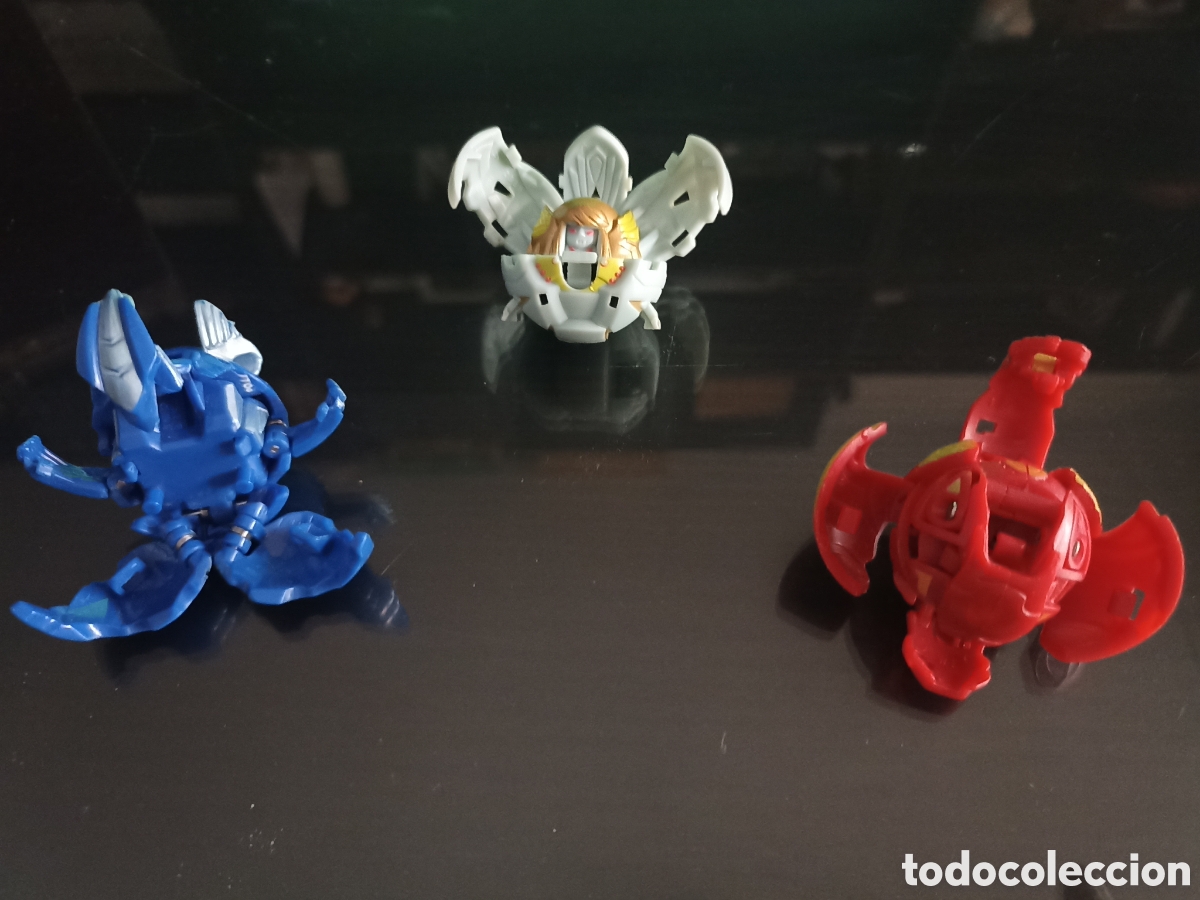 Figuras de acci&oacute;n: Lote Bakugan 3 figuras