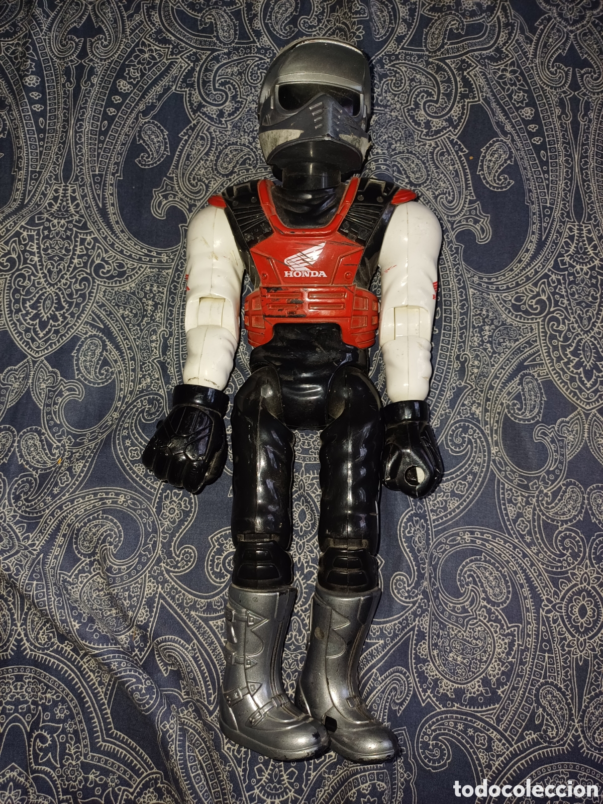 Figuras de acci&oacute;n: Mu&ntilde;eco articulado motorista Honda tama&ntilde;o similar action man