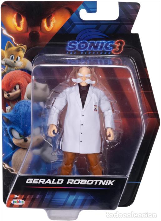 Figuras de acci&oacute;n: Sonic 3 la Pel&iacute;cula Figura Gerald Robotnik de Jakks Pacific, Figura de Acci&oacute;n de 13 cm de Altura