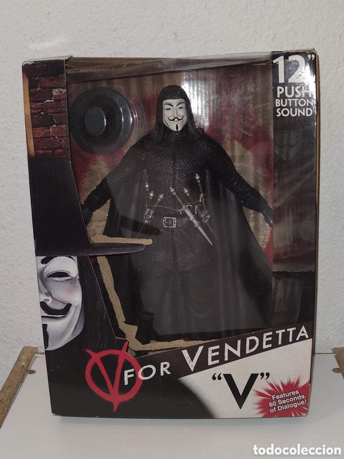 Figuras de acci&oacute;n: Figura parlante - V de Vendetta - 12&rdquo; - 1:6 - Neca reel toys - Con 60 segundos de dialogos