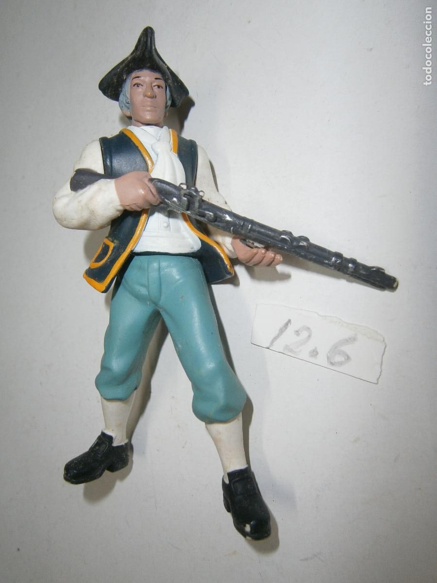 Figuras de acci&oacute;n: FIGURA DE ACCION - SOLDADO COLONIAL O PIRATA CON MOSQUETE