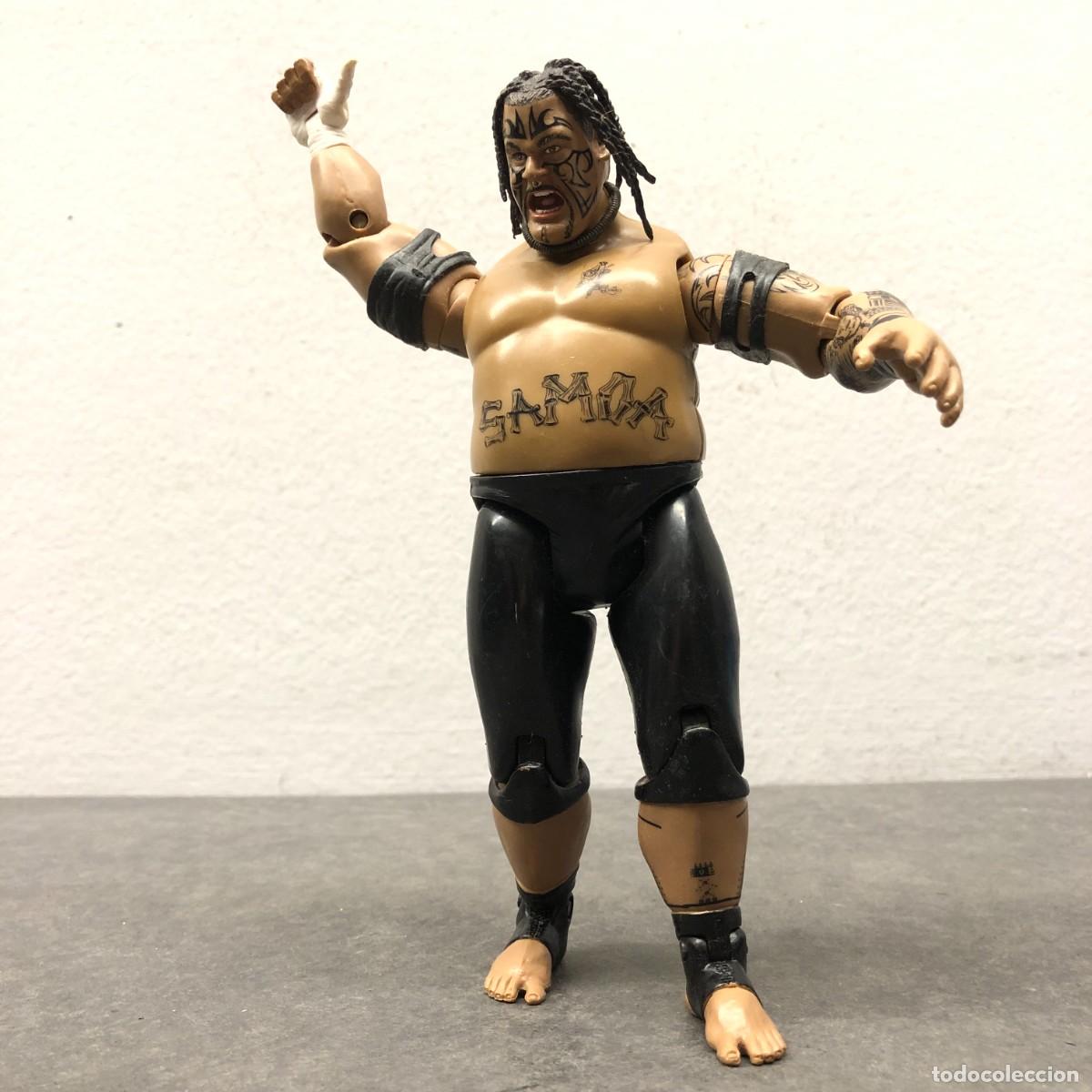 Figuras de acci&oacute;n: FIGURA DE ACCION - WWE - UMAGA - THE SAMOAN BULLDOZER - JAKKS PACIFIC - 18 X 11 CM / 31